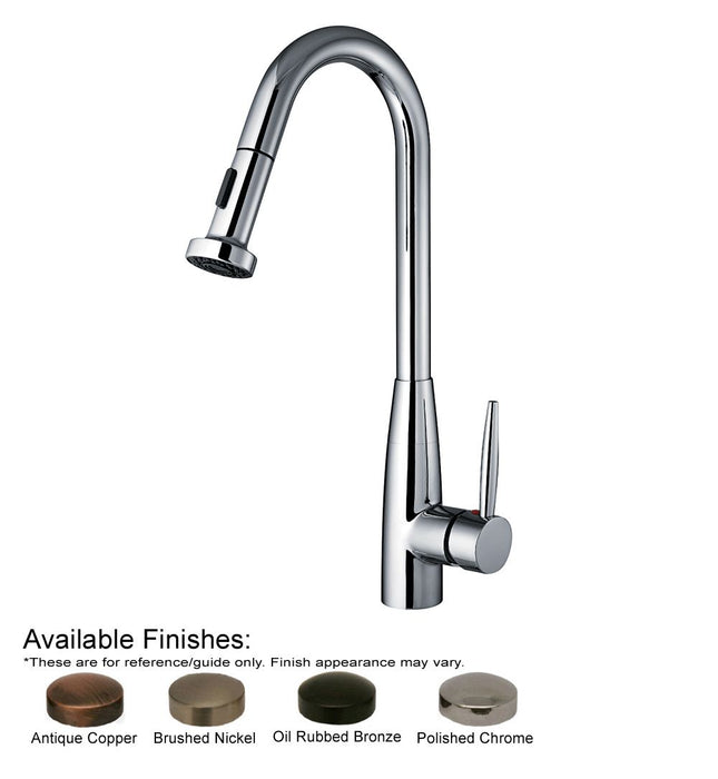 Whitehaus Single Hole Faucet, A Gooseneck Spout WH2070838