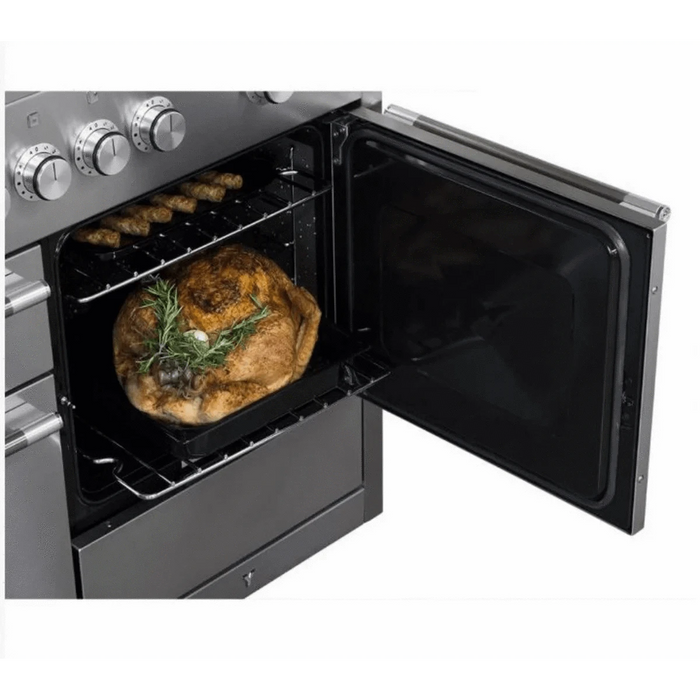 AGA Mercury 48" Dual Fuel 3 Oven Range - Matte Black AMC48DFMBL