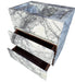 Calacatta Viola Marble Stand-Alone Drawer Sink (W)20" (L)30" (H)34" front angle view