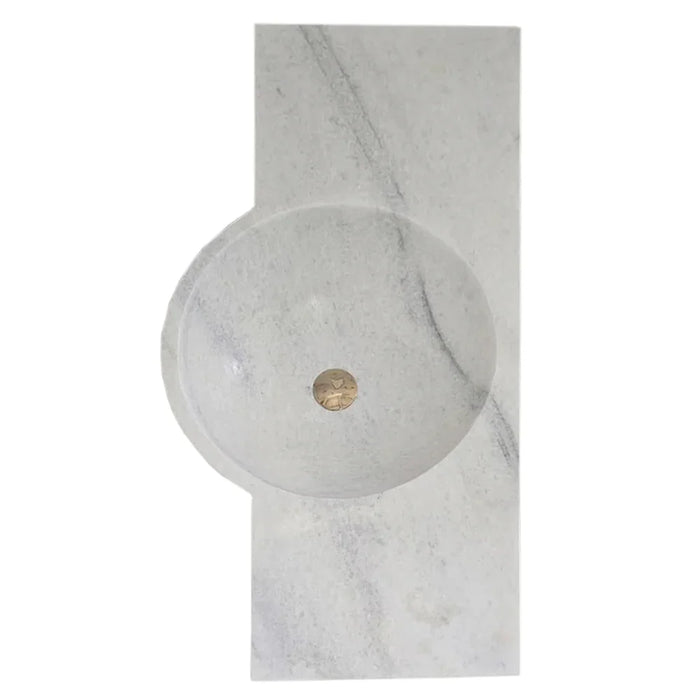 Carrara White Marble Above Vanity Floating Wall Mount Sink 36x16