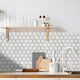 Carrara White Marble Hexagon 2" Polished Mosaic Floor and Wall Tile - Livfloors Collection