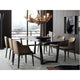 Marble Dinner Table Rectangular Polished and Eased Edge