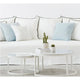 Carrara White Marble Nesting Coffee Table Round Set of 2