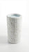 Carrara White Marble Designer Pedestal Stand-Alone Fluted Sink (W)18" (L)18" (H)33"