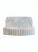 Carrara White Marble Wall-mount Bathroom Sink Fluted Front (W)16" (L)24" (H)6"