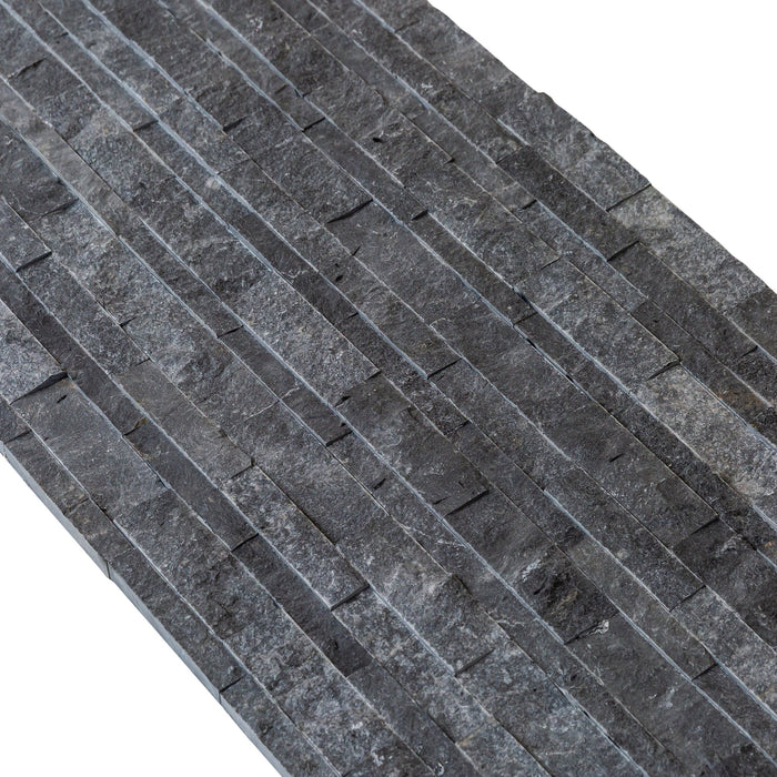 Charcoal Cambria Ledger 3D Panel 6.8"x20.8" Split-face Marble Wall Tile - Full Truckload