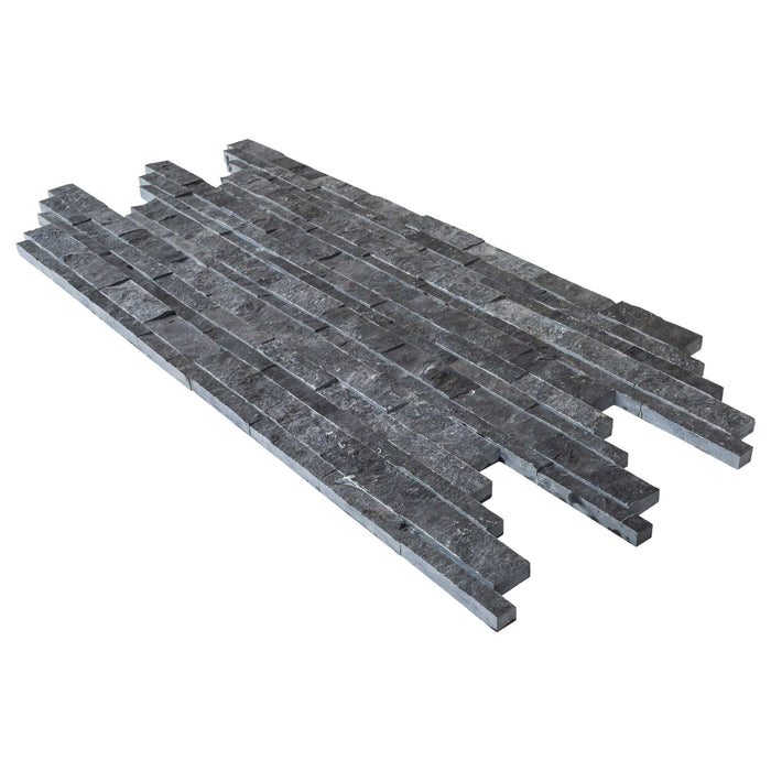 Charcoal Cambria Ledger 3D Panel 6.8"x20.8" Split-face Marble Wall Tile - Full Truckload