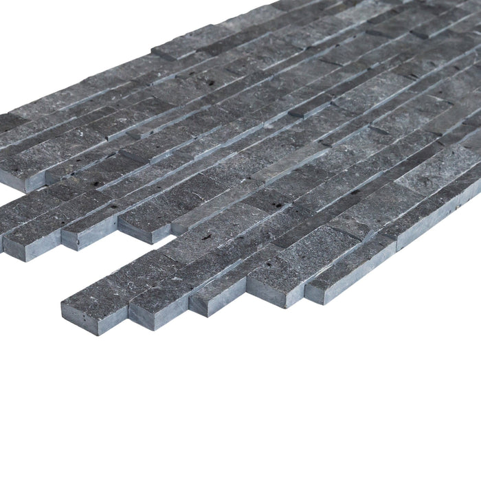 Charcoal Cambria Ledger 3D Panel 6.8"x20.8" Split-face Marble Wall Tile - Full Truckload