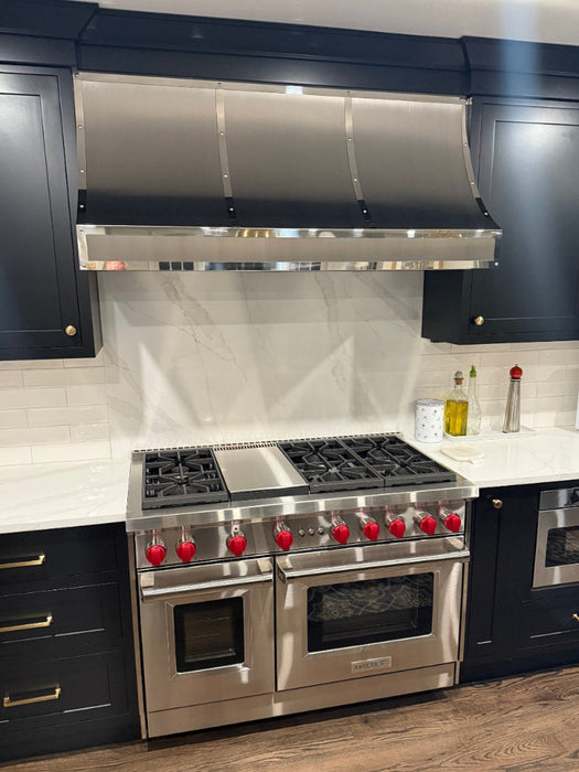 Classic Sloped Stainless Steel Custom Range Hood