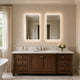 Compact Center Glow LED Bathroom Mirror