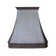 Custom Concise Antique Copper Kitchen Hood