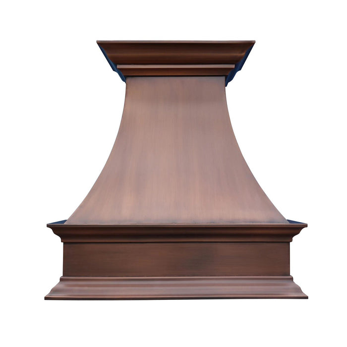 Copper Exhaust hood Kitchen ventilation Cooking Ranges Hood