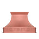 Solid Custom Natural Copper Kitchen Hood