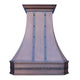 Copper Wall Mount Range Hood 30" W x 36" H