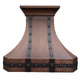 Copper Wall Mount Range Hood 30" W x 30" H