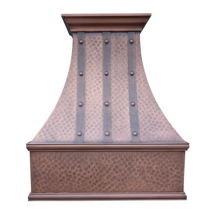 Copper Wall mount Vent Hood 30" W x 36" H