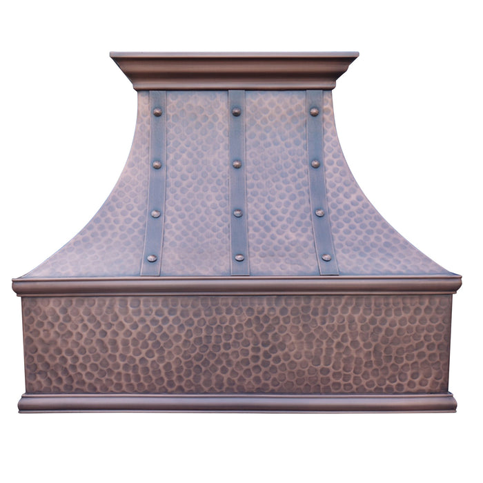 Copper Wall mount Vent Hood 36" W x 30" H
