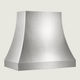 Custom Smooth Curved Stainless Steel Range Hood - SHCR01