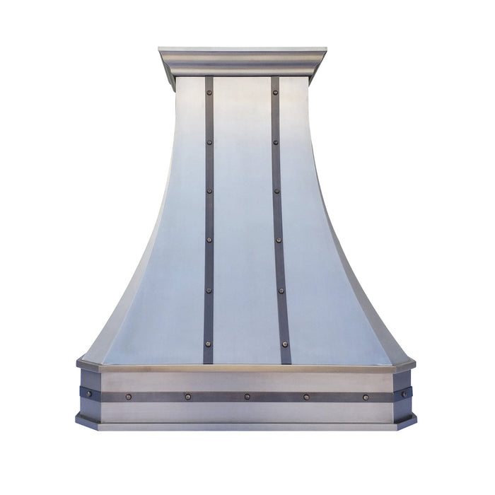 Custom Sweep Stainless Steel Kitchen Hood