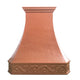 Custom Tuscan Copper Range Hood with Penny Patina