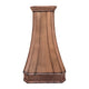 Custom Antique Copper Vintage Hood with Hammered Apron