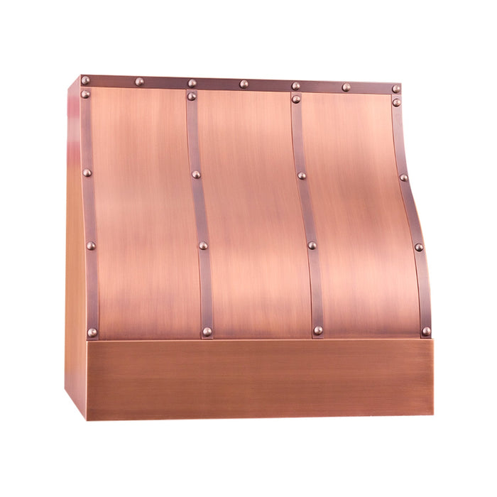 Akicon Custom Handmade Copper Range Hood Elegant Kitchen Vent Hood — AKH792BE-C