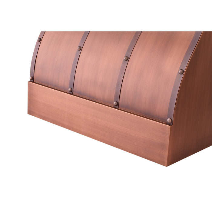 Akicon Custom Handmade Copper Range Hood Elegant Kitchen Vent Hood — AKH792BE-C