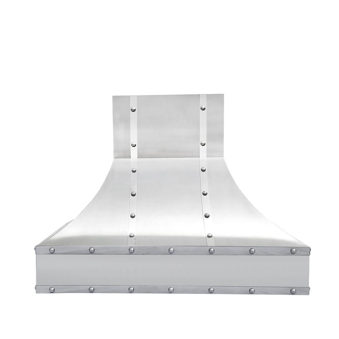 Curved Stainless Steel Custom Handcrafted Range Hood