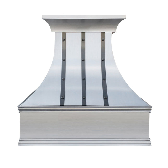 Curved Custom Stainless Steel Kitchen Hoods