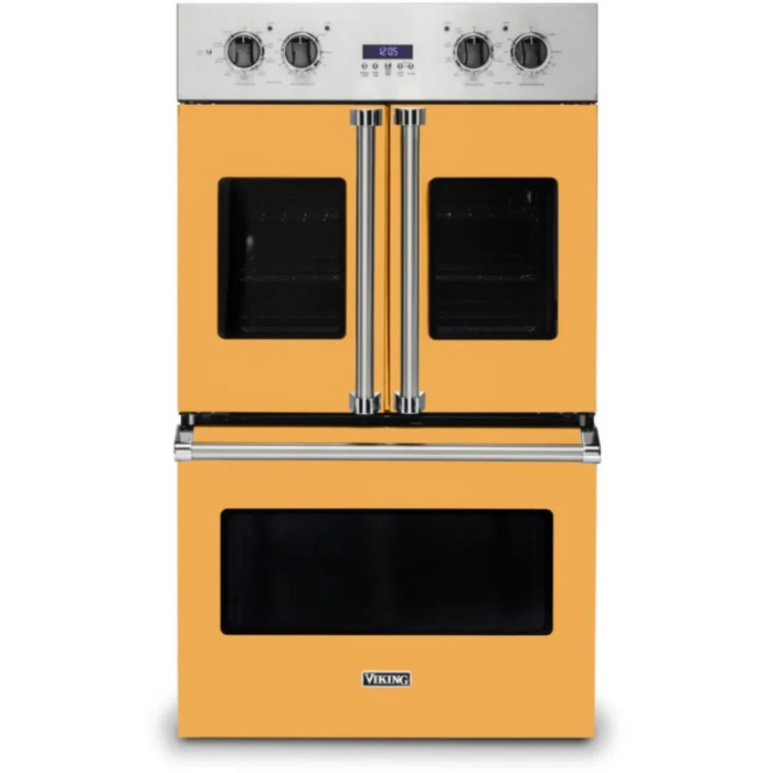 Viking® Professional 7 Series 30" Stainless Steel Electric Built In Double French Door Oven VDOF7301SS