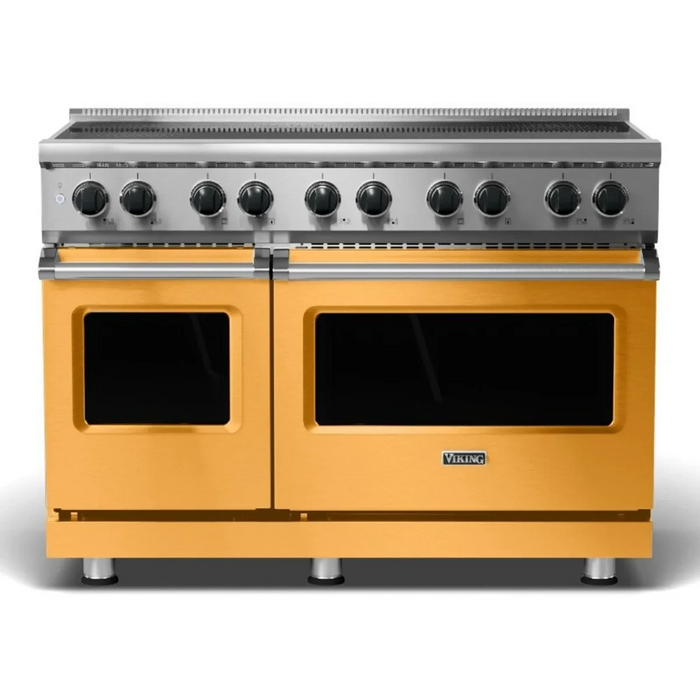 Viking® 5 Series 48" Stainless Steel Pro Style Induction Range VIR54836BSS