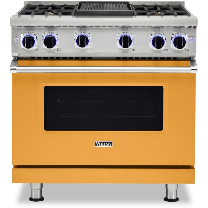 Viking® 7 Series 36" Stainless Steel Pro Style Range VGR73624GSS