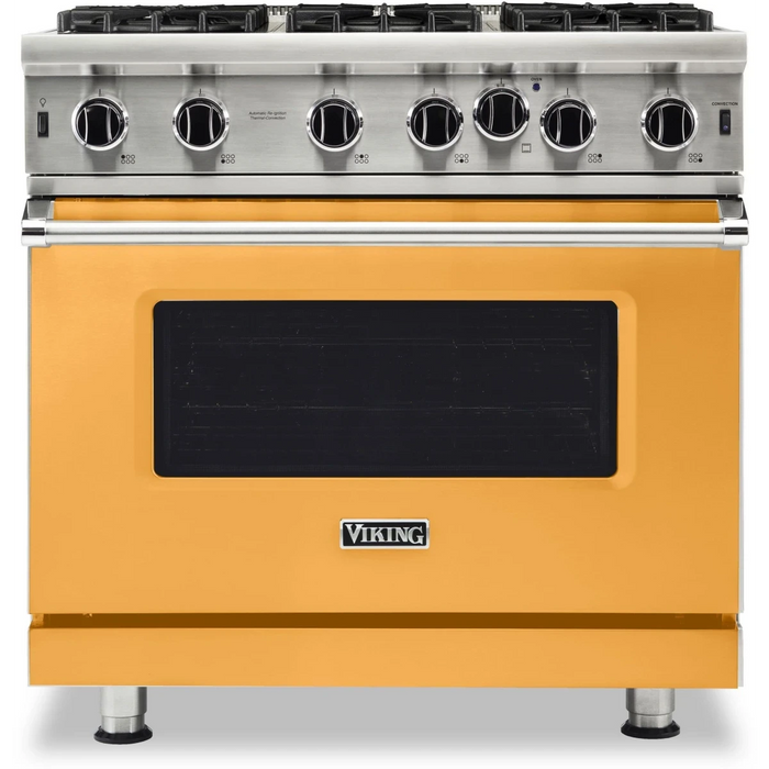 Viking® 5 Series 36" Stainless Steel Pro Style Range VGIC53626BSS