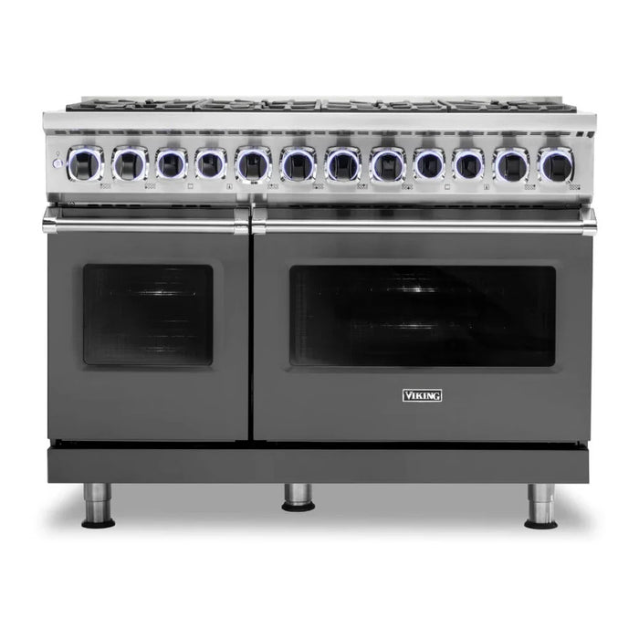 Viking® 7 Series 48" Stainless Steel Pro Style Dual Fuel Range VDR74828BSSLP