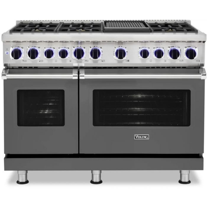 Viking® 7 Series 48" Stainless Steel Pro Style Dual Fuel Range VDR74826GSS