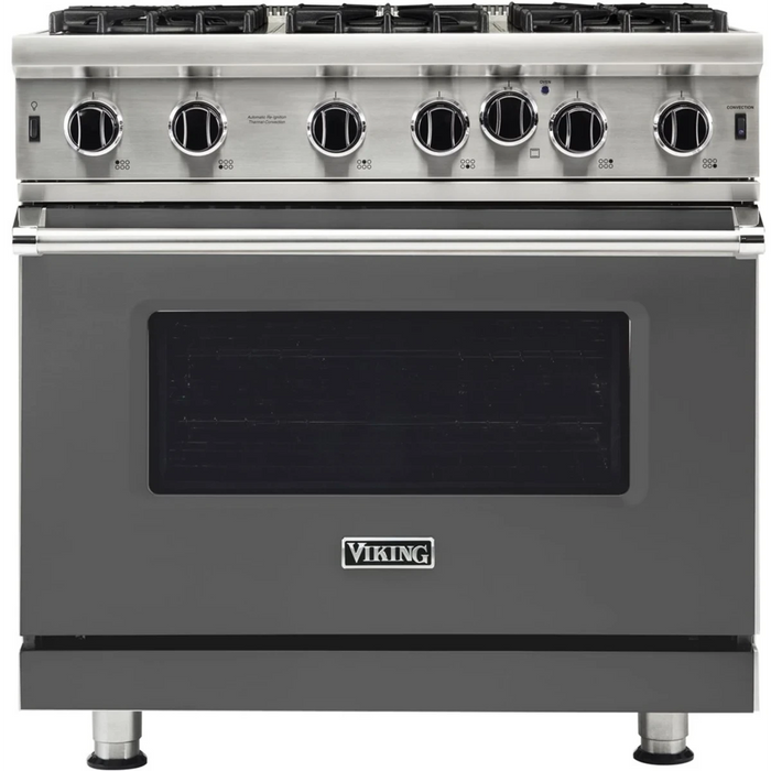 Viking® 5 Series 36" Stainless Steel Pro Style Range VGIC53626BSS