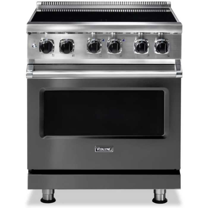 Viking® 5 Series 30" Stainless Steel Pro Style Induction Range VIR53024BSS