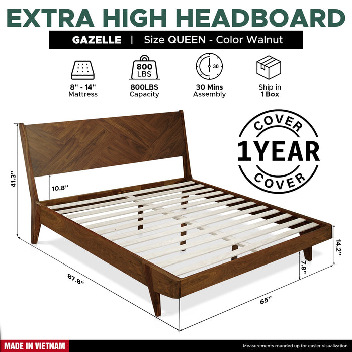 Gazelle Platform Bed Frame