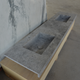 Handcrafted Tundra Grey Marble Double Sink Custom Luxury Spa Master Bathroom Vanity