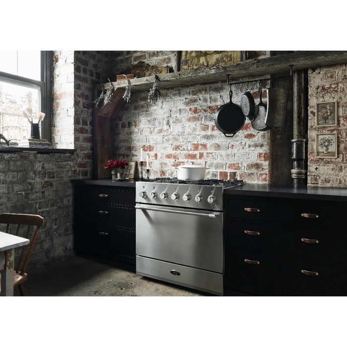 AGA 36" Mercury Dual Fuel Range - Indigo AMC36DFIND