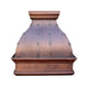 Dome Copper Range Hood with Vintage Crown