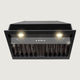 Nauxus 30" Range Hood Insert, Stainless Steel Kitchen Vent Hood with Dimmable LED Lights, 600CFM ， NX-E90-30-MB