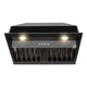 30" Range Hood Insert, Stainless Steel Kitchen Vent Hood with Dimmable LED Lights, 600CFM — NX-E90-30-Warm-MBG