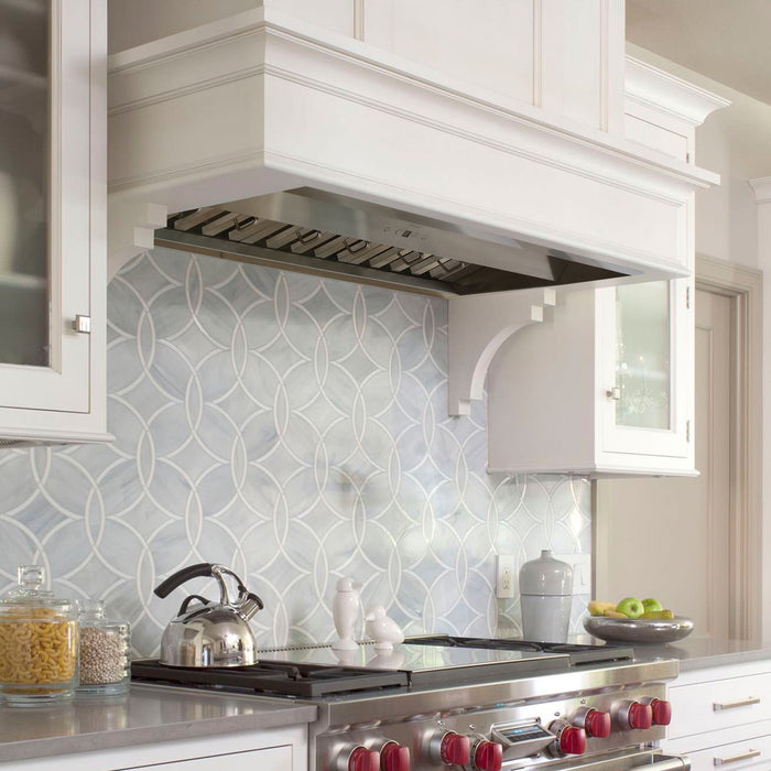 Nauxus 36" Range Hood Insert, Stainless Steel Kitchen Vent Hood with Dimmable LED Lights, 600CFM , NX-E90-36
