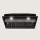 Nauxus 36" Range Hood Insert, Stainless Steel Kitchen Vent Hood with Dimmable LED Lights, 600CFM - NX-E90-36-MB