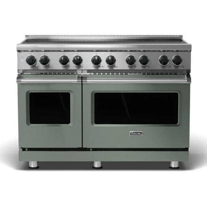 Viking® 5 Series 48" Stainless Steel Pro Style Induction Range VIR54836BSS