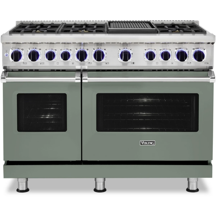Viking® 7 Series 48" Stainless Steel Pro Style Dual Fuel Range VDR74826GSS