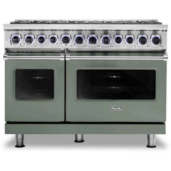 Viking® 7 Series 48" Stainless Steel Pro Style Dual Fuel Range VDR74828BSSLP
