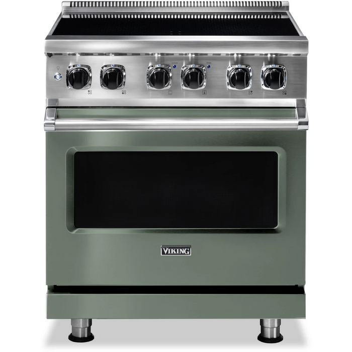Viking® 5 Series 30" Stainless Steel Pro Style Induction Range VIR53024BSS