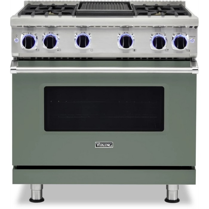 Viking® 7 Series 36" Stainless Steel Pro Style Range VGR73624GSS